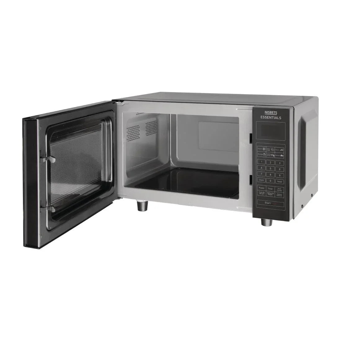 DJ610 Nisbets Essentials Flatbed Microwave 21ltr 750W - JD Catering Equipment Solutions Ltd