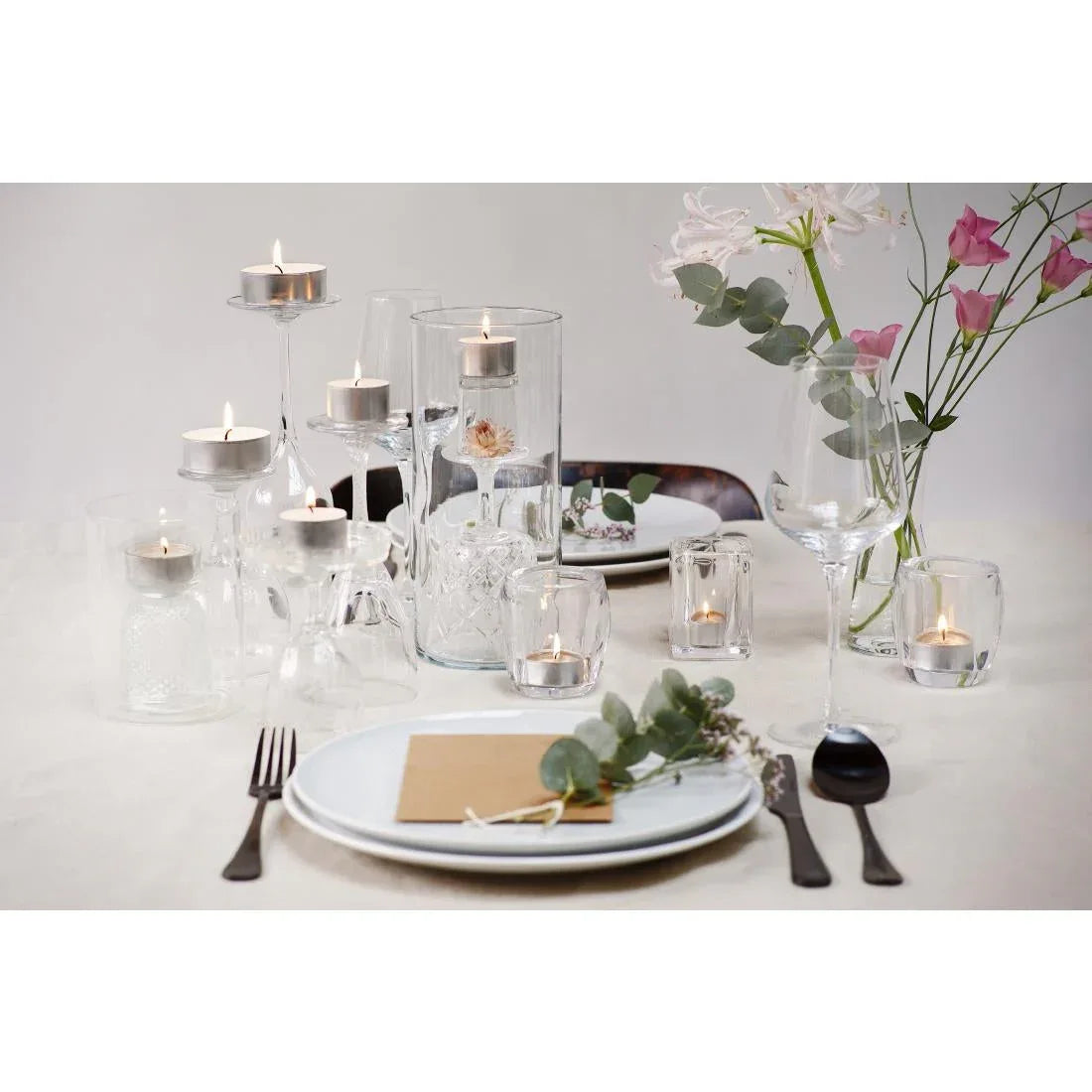 DJ759 Bolsius Professional 8 Hour Tealights (Pack of 90) - JD Catering Equipment Solutions Ltd