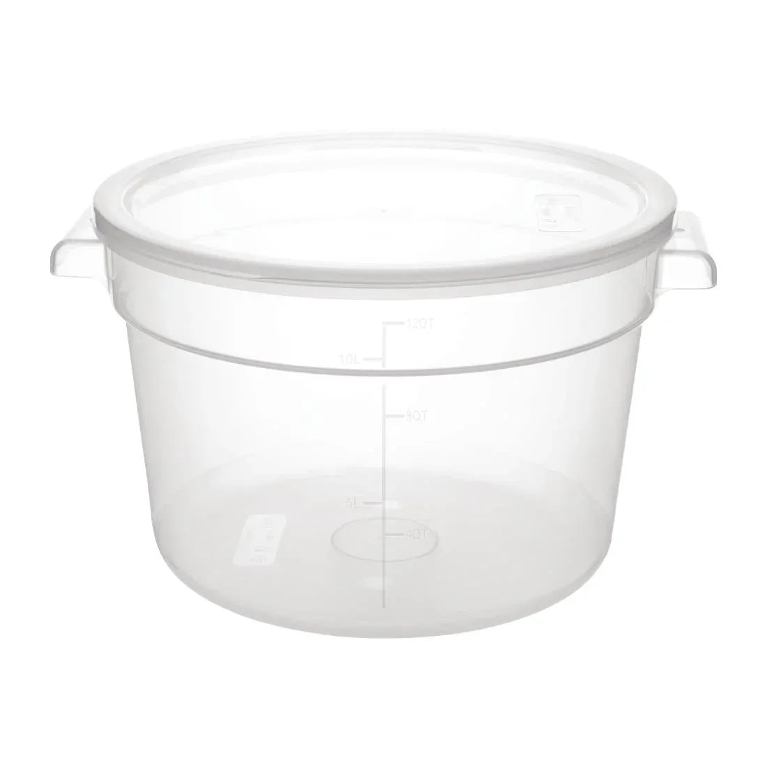 DJ961 Vogue Polypropylene Round Food Storage Container 10Ltr - JD Catering Equipment Solutions Ltd