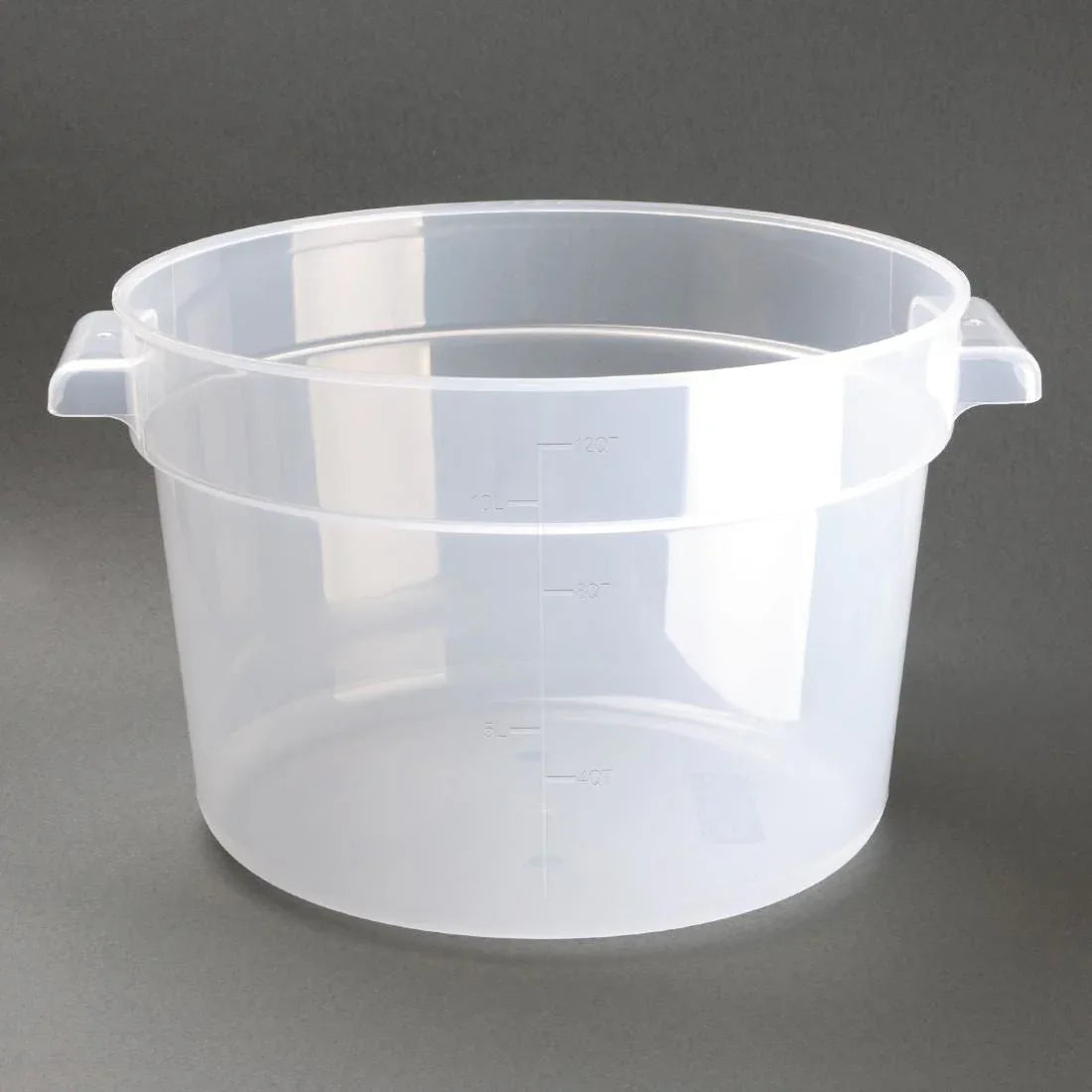 DJ961 Vogue Polypropylene Round Food Storage Container 10Ltr - JD Catering Equipment Solutions Ltd