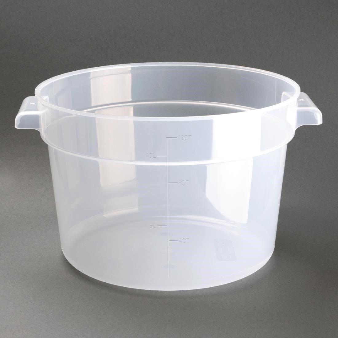 DJ961 Vogue Polypropylene Round Food Storage Container 10Ltr JD Catering Equipment Solutions Ltd
