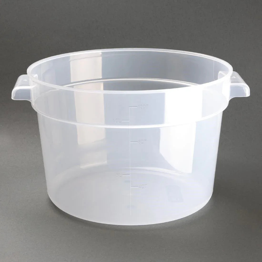 DJ961 Vogue Polypropylene Round Food Storage Container 10Ltr - JD Catering Equipment Solutions Ltd