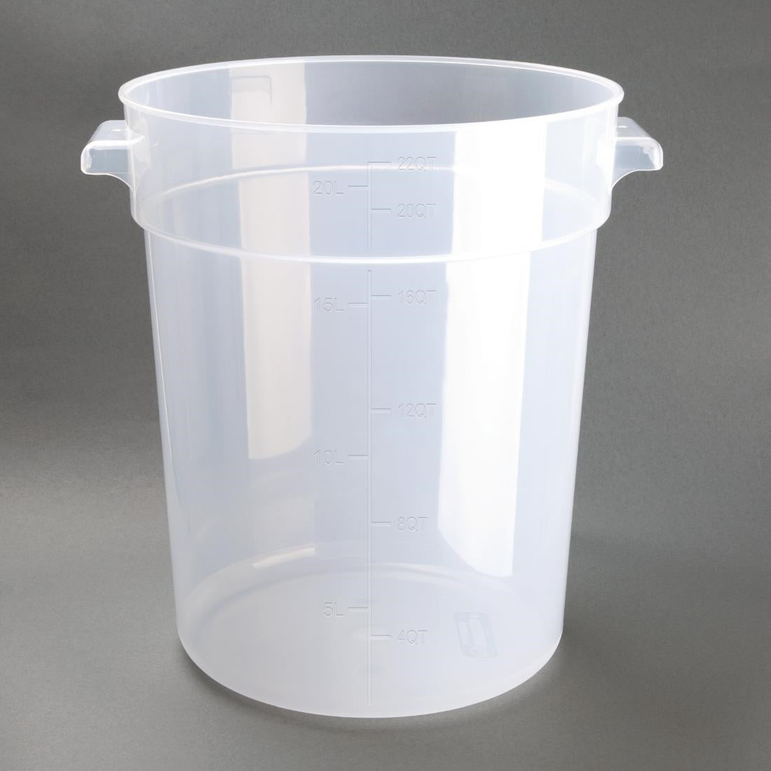 DJ962 Vogue Polypropylene Round Food Storage Container 20Ltr JD Catering Equipment Solutions Ltd