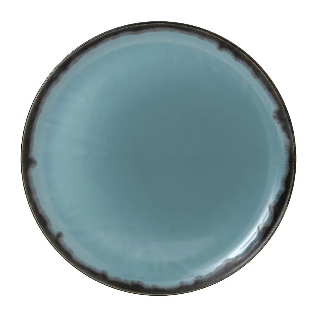 DK375 Dudson Harvest Coupe Plate Blue 324mm (Pack of 6) - JD Catering Equipment Solutions Ltd