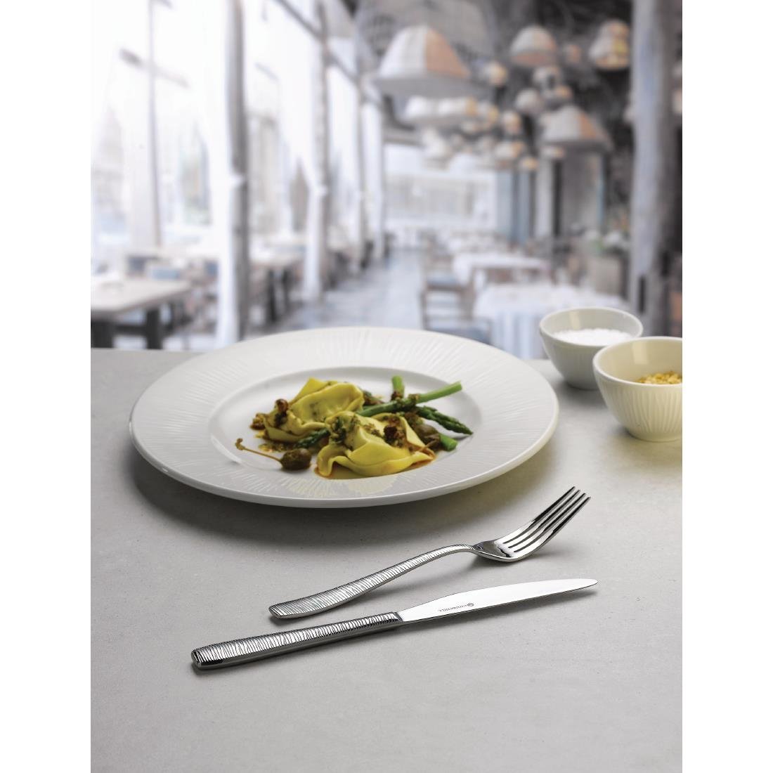 DK408 Churchill Bamboo Footed Plate 260mm (Pack of 12) JD Catering Equipment Solutions Ltd