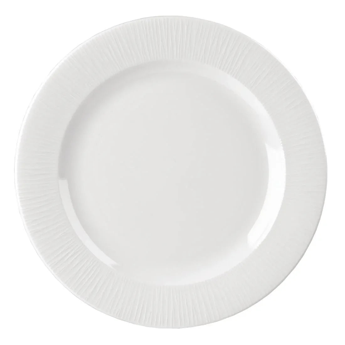 DK410 Churchill Bamboo Footed Plate 304mm (Pack of 12) - JD Catering Equipment Solutions Ltd