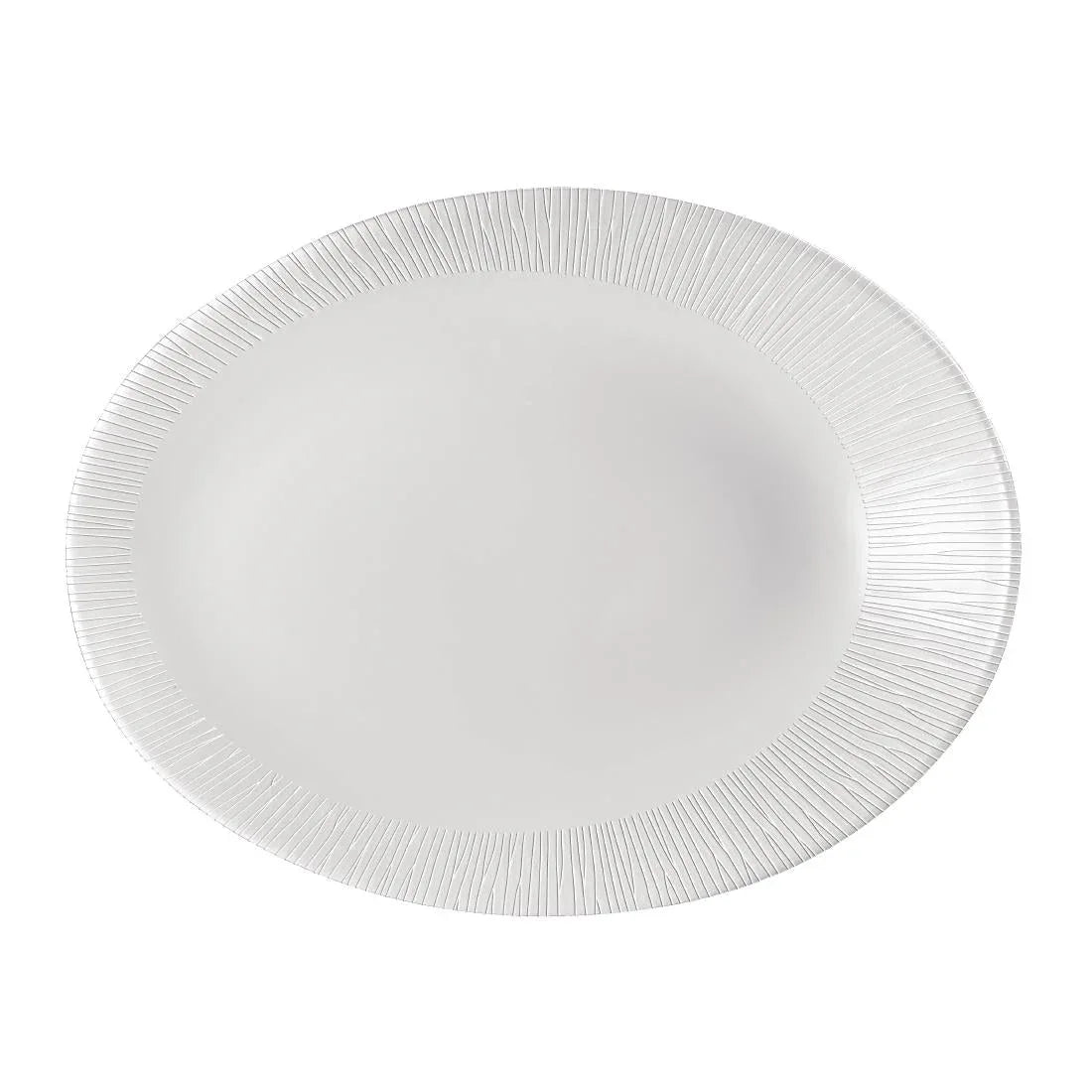 DK422 Churchill Bamboo Oval Plate 293 x 228mm (Pack of 12) - JD Catering Equipment Solutions Ltd