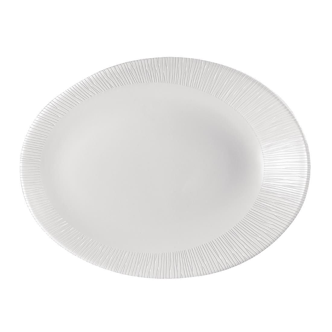 DK422 Churchill Bamboo Oval Plate 293 x 228mm (Pack of 12) JD Catering Equipment Solutions Ltd