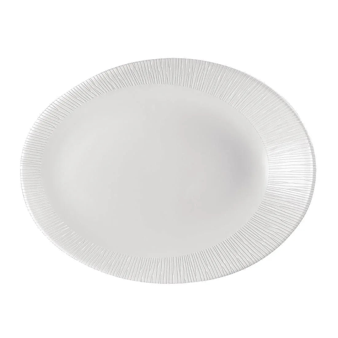 DK422 Churchill Bamboo Oval Plate 293 x 228mm (Pack of 12) - JD Catering Equipment Solutions Ltd