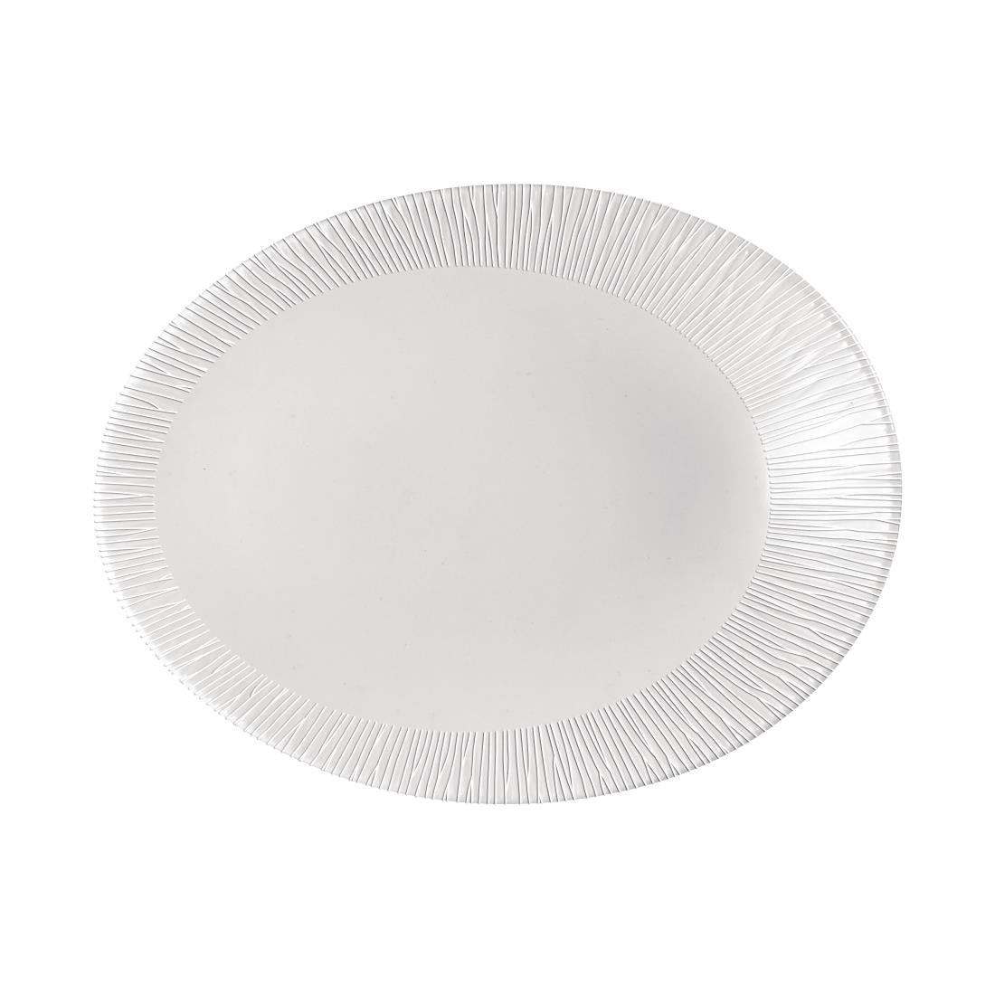 DK424 Churchill Bamboo Oval Plate 203 x 152mm (Pack of 12) JD Catering Equipment Solutions Ltd