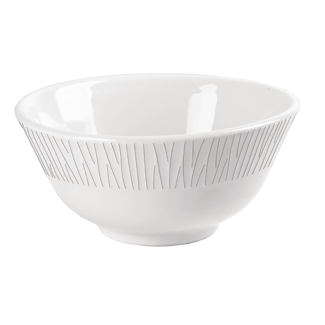 DK435 Churchill Bamboo Rice Bowl 114mm (Pack of 12) JD Catering Equipment Solutions Ltd