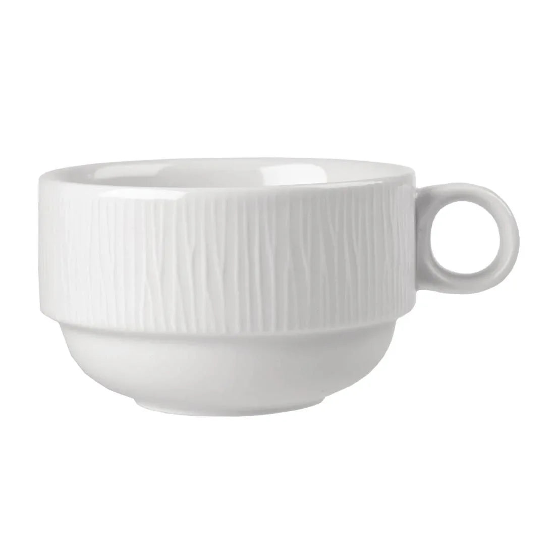 DK445 Churchill Bamboo Stacking Cup 10oz (Pack of 12) - JD Catering Equipment Solutions Ltd