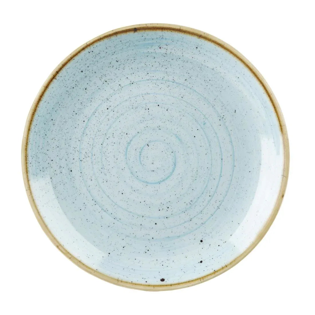 DK500 Churchill Stonecast Round Coupe Plate Duck Egg Blue 260mm (Pack of 12) - JD Catering Equipment Solutions Ltd