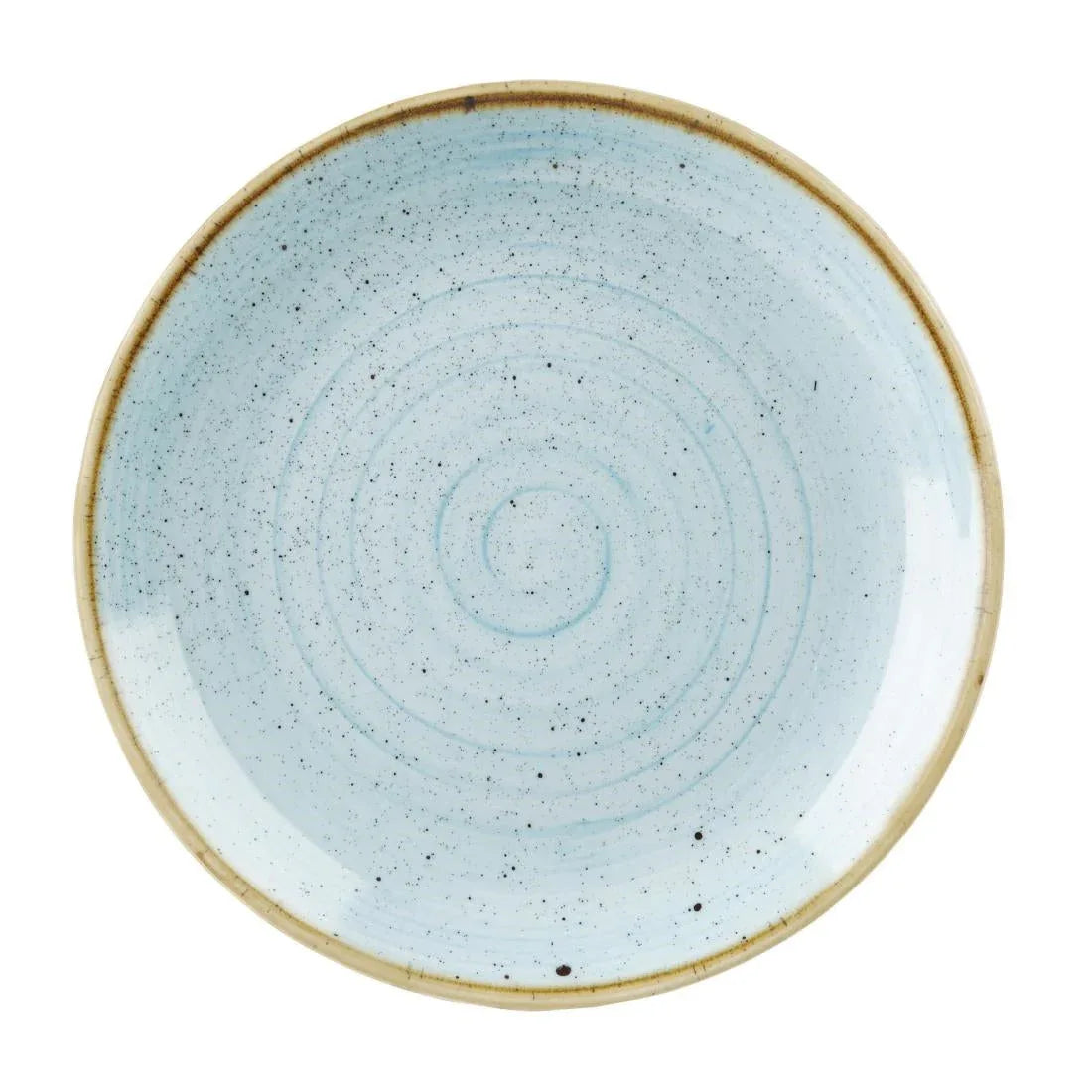 DK500 Churchill Stonecast Round Coupe Plate Duck Egg Blue 260mm (Pack of 12) - JD Catering Equipment Solutions Ltd