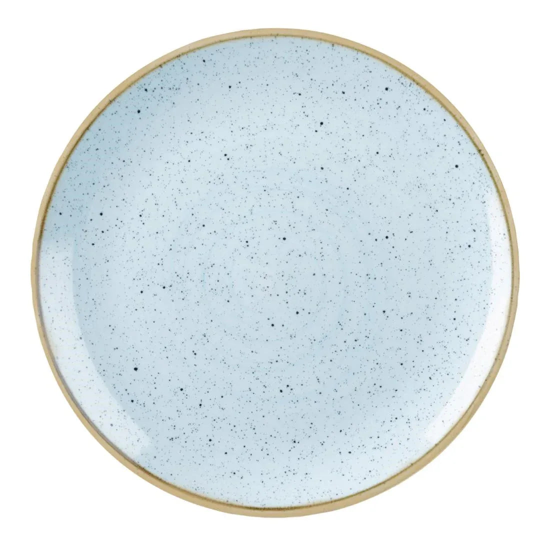 DK502 Churchill Stonecast Round Coupe Plate Duck Egg Blue 165mm (Pack of 12) - JD Catering Equipment Solutions Ltd