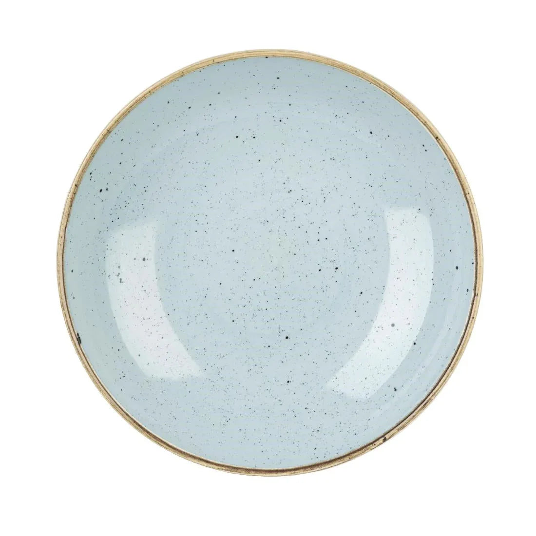 DK504 Churchill Stonecast Round Coupe Bowl Duck Egg Blue 220mm (Pack of 12) - JD Catering Equipment Solutions Ltd