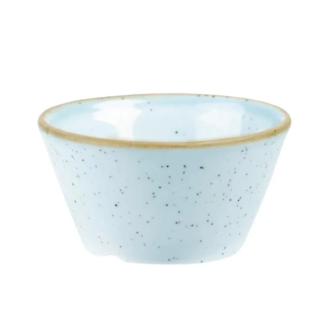DK517 Churchill Stonecast X Squared Sauce Dish Duck Egg Blue 3oz (Pack of 12) - JD Catering Equipment Solutions Ltd
