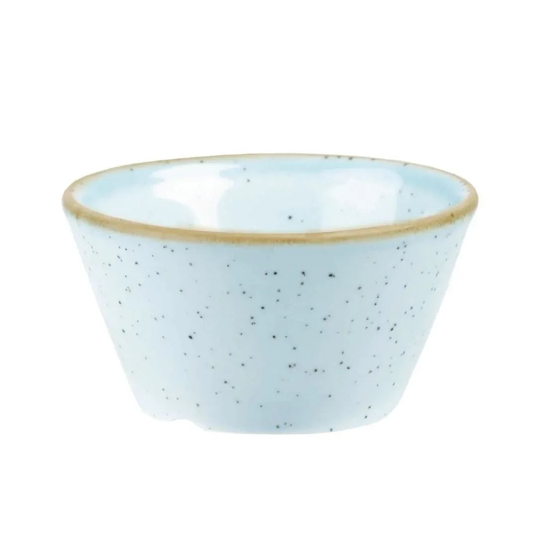 DK517 Churchill Stonecast X Squared Sauce Dish Duck Egg Blue 3oz (Pack of 12) - JD Catering Equipment Solutions Ltd