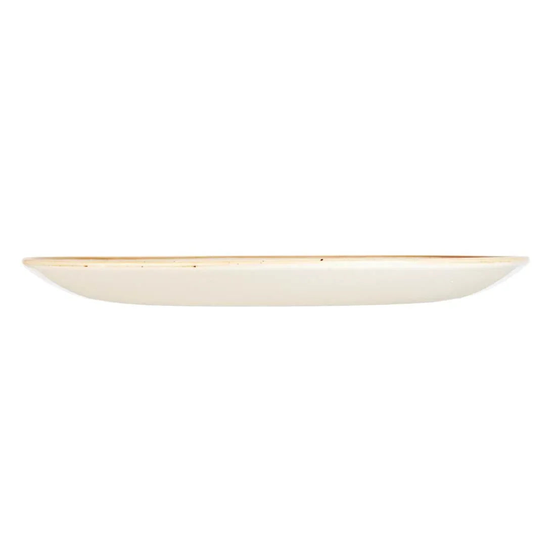 DK518 Churchill Stonecast Round Coupe Plate Barley White 260mm (Pack of 12) - JD Catering Equipment Solutions Ltd