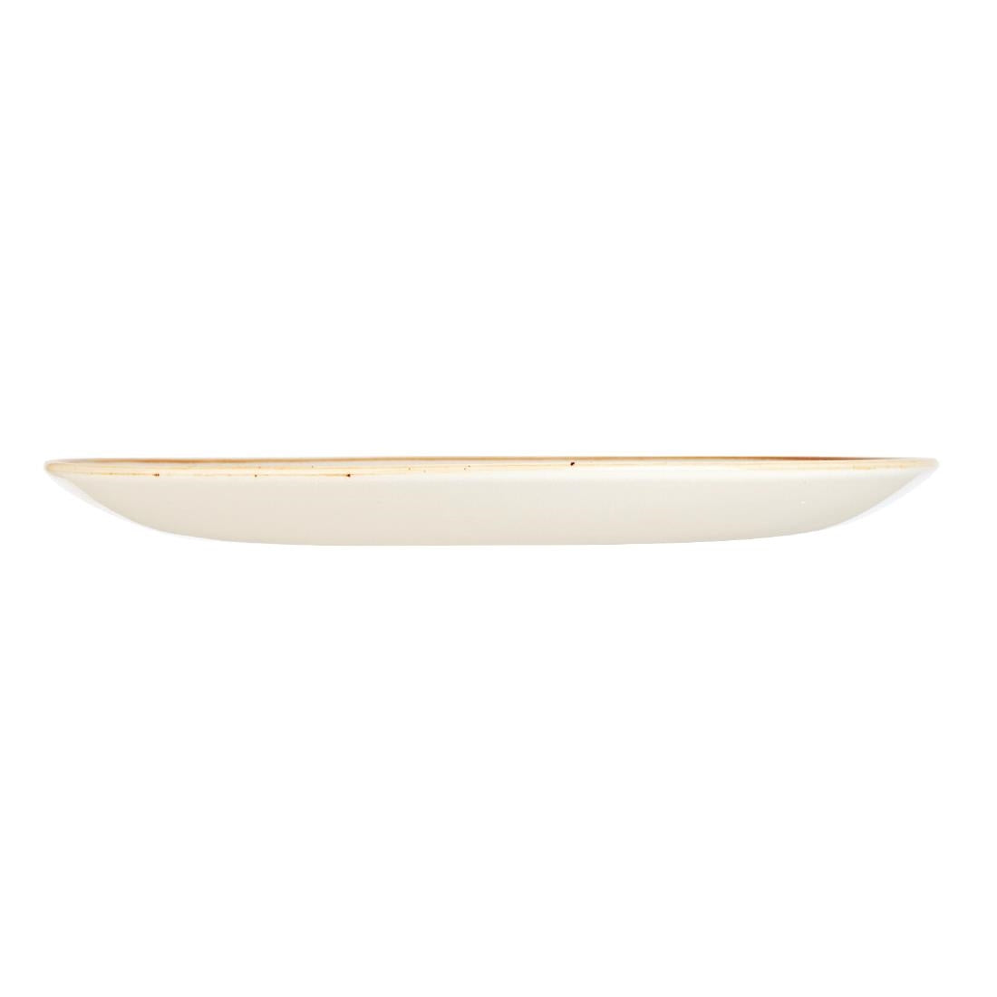 DK519 Churchill Stonecast Round Coupe Plate Barley White 200mm (Pack of 12) JD Catering Equipment Solutions Ltd