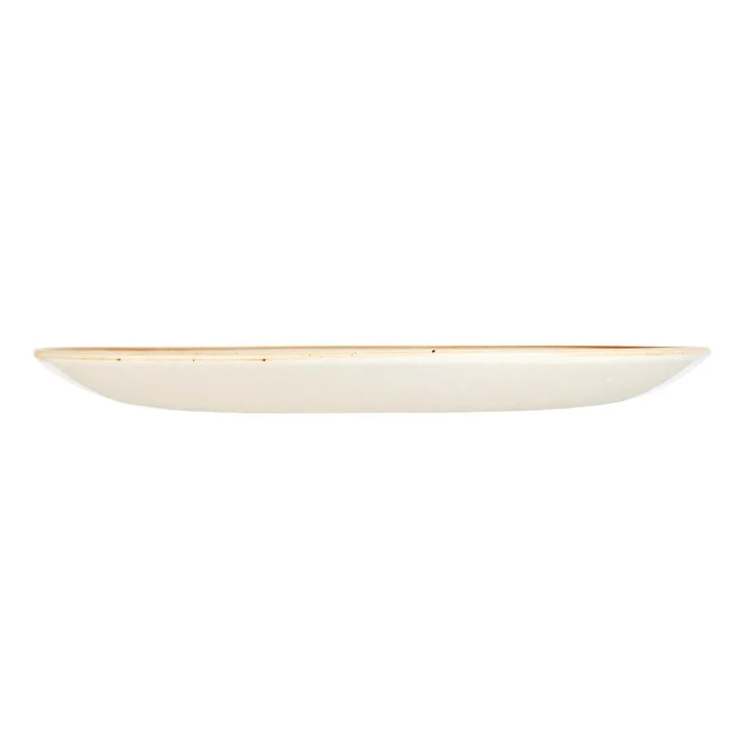 DK519 Churchill Stonecast Round Coupe Plate Barley White 200mm (Pack of 12) - JD Catering Equipment Solutions Ltd
