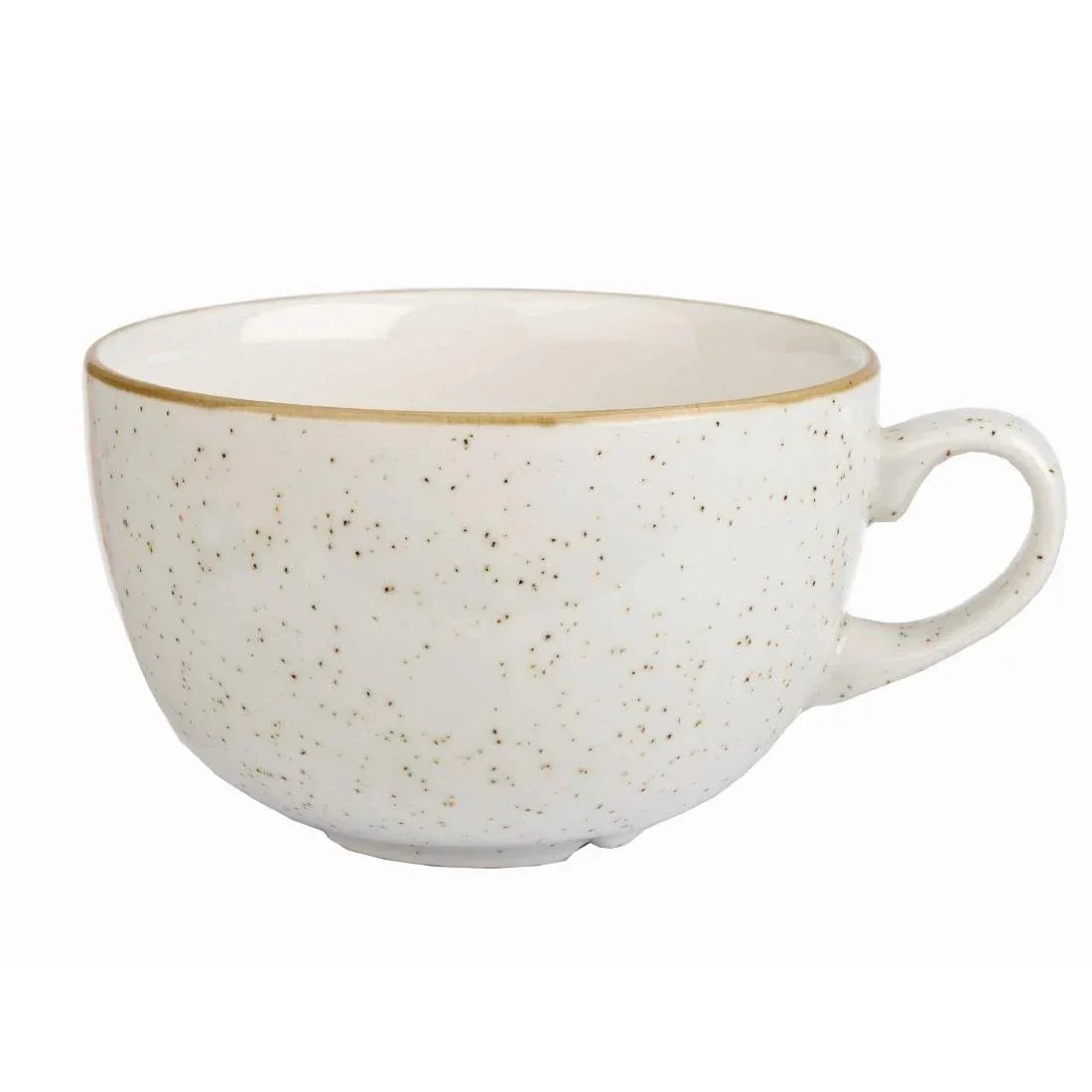 DK532 Churchill Stonecast Cappuccino Cup Barley White 8oz (Pack of 12) - JD Catering Equipment Solutions Ltd