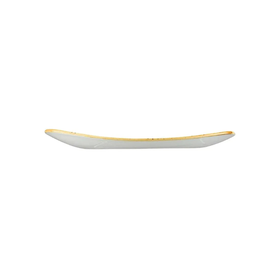 DK541 Churchill Stonecast Triangle Plate Spiced Orange 315mm (Pack of 6) - JD Catering Equipment Solutions Ltd