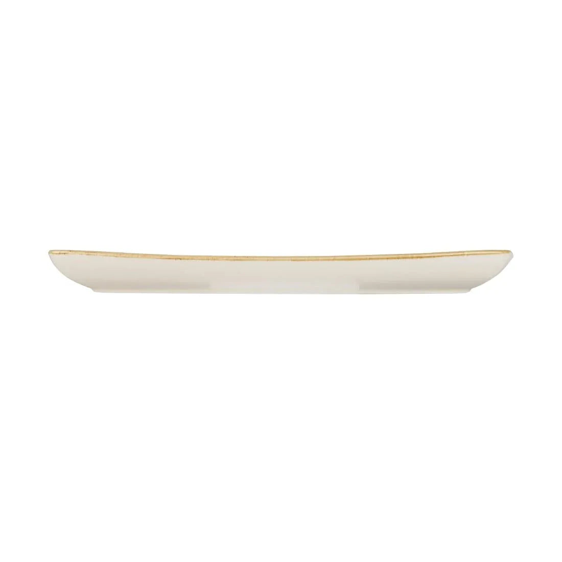 DK544 Churchill Stonecast Rectangular Plate Spiced Orange 350 x 185mm - JD Catering Equipment Solutions Ltd