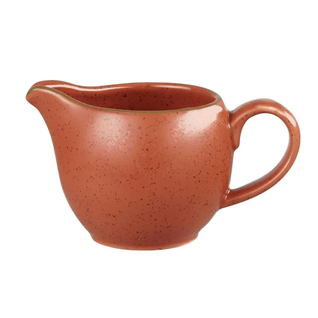 DK551 Churchill Stonecast Milk Milk Jugs Spiced Orange 113mm (Pack of 4) - JD Catering Equipment Solutions Ltd
