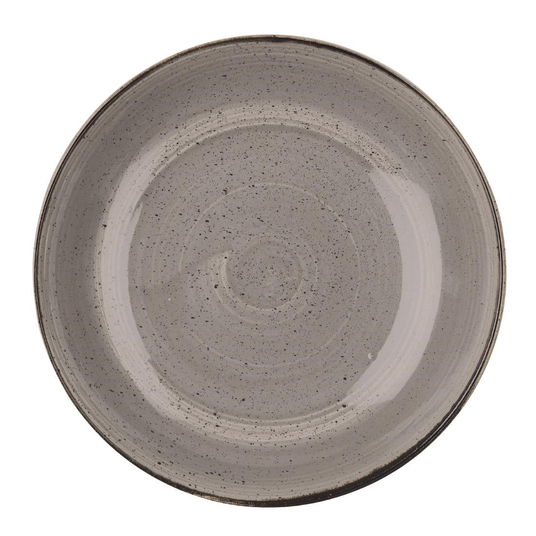 DK556 Churchill Stonecast Round Coupe Bowl Peppercorn Grey 315mm (Pack of 6) JD Catering Equipment Solutions Ltd