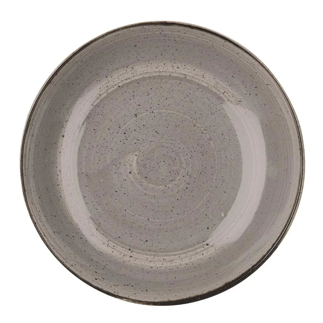 DK556 Churchill Stonecast Round Coupe Bowl Peppercorn Grey 315mm (Pack of 6) - JD Catering Equipment Solutions Ltd