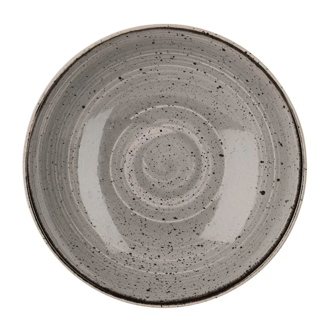 DK557 Churchill Stonecast Round Coupe Bowl Peppercorn Grey 184mm (Pack of 12) - JD Catering Equipment Solutions Ltd