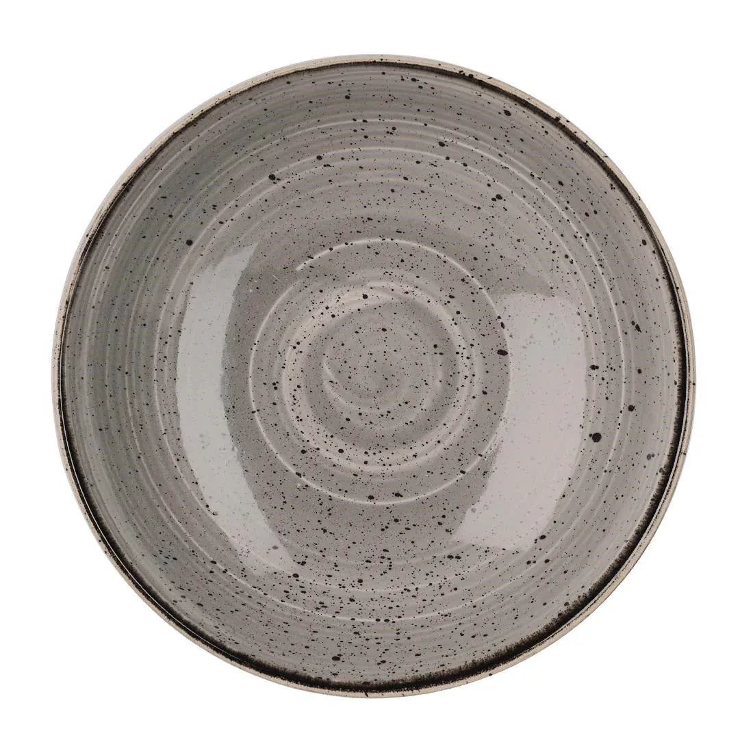 DK557 Churchill Stonecast Round Coupe Bowl Peppercorn Grey 184mm (Pack of 12) - JD Catering Equipment Solutions Ltd