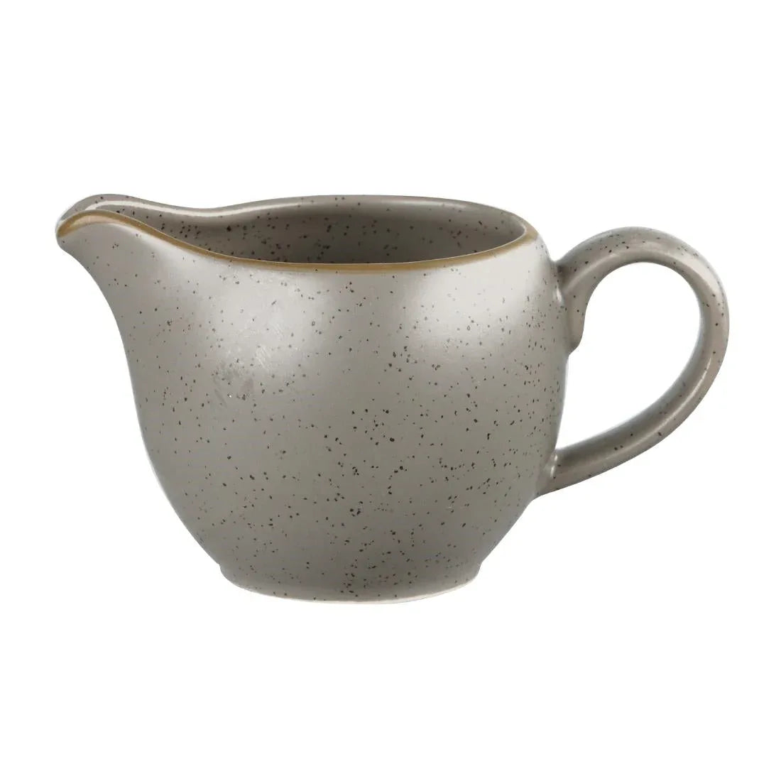 DK568 Churchill Stonecast Milk Milk Jugs Peppercorn Grey 113mm (Pack of 4) - JD Catering Equipment Solutions Ltd