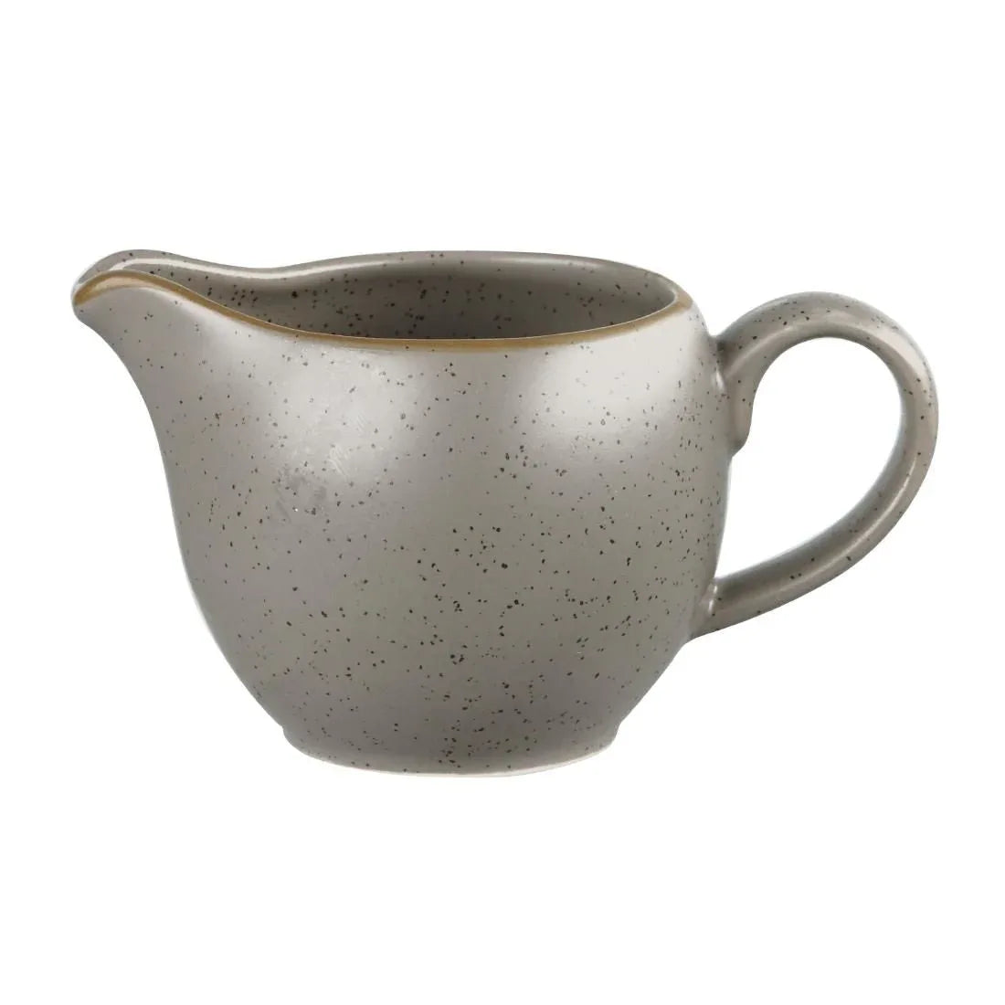 DK568 Churchill Stonecast Milk Milk Jugs Peppercorn Grey 113mm (Pack of 4) - JD Catering Equipment Solutions Ltd