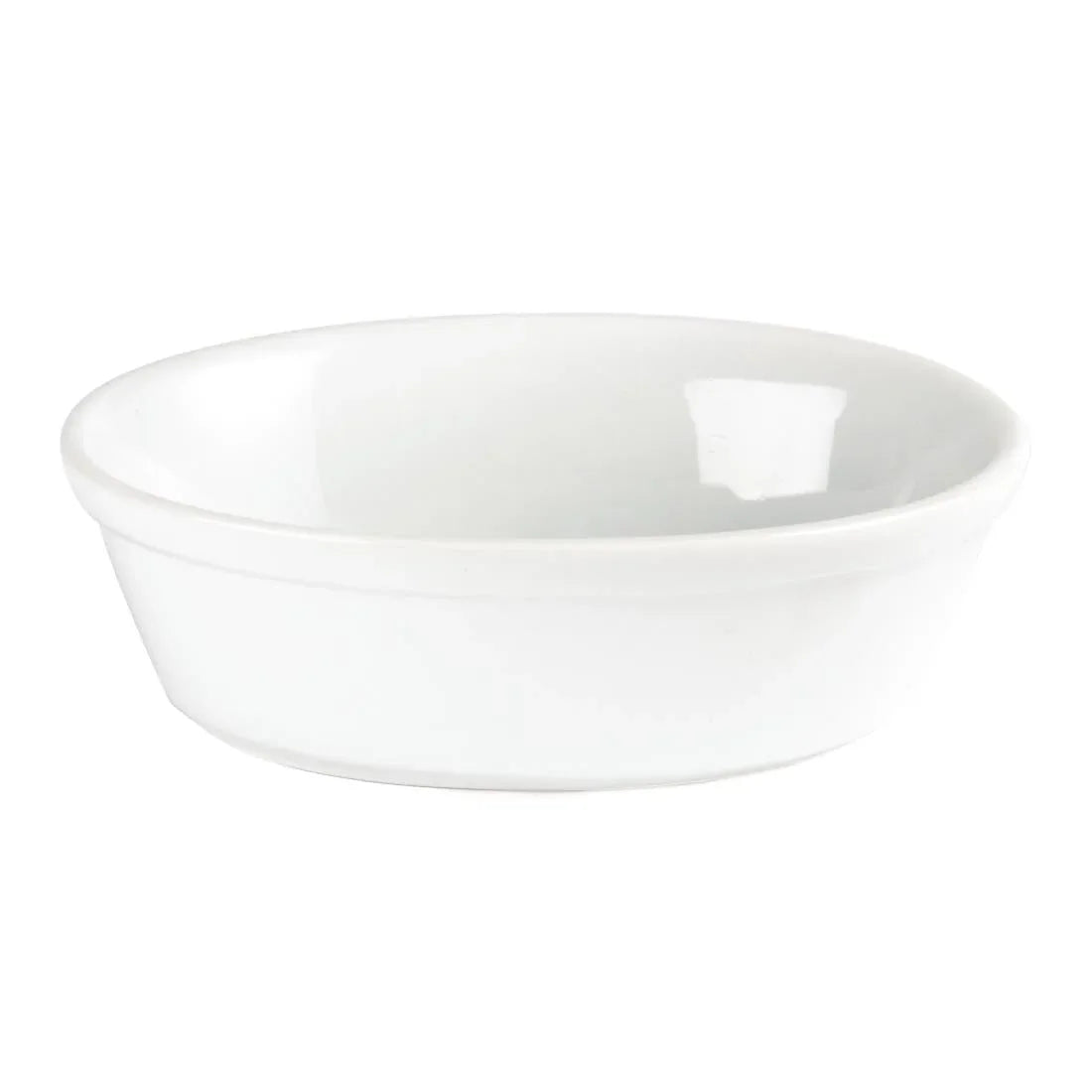 DK807 Olympia Whiteware Oval Pie Bowls 161mm (Pack of 6) - JD Catering Equipment Solutions Ltd