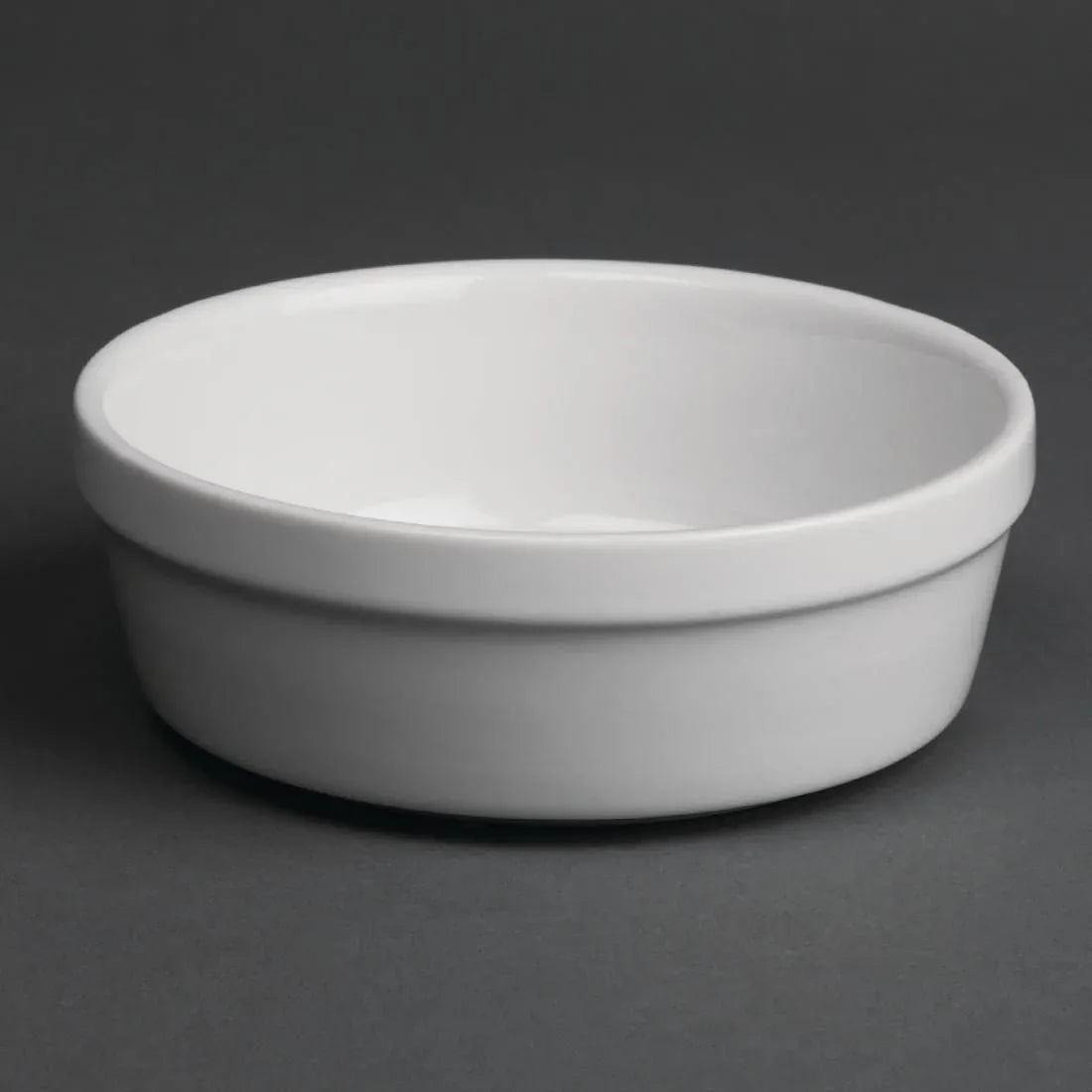 DK808 Olympia Whiteware Round Pie Bowls 119mm (Pack of 6) - JD Catering Equipment Solutions Ltd