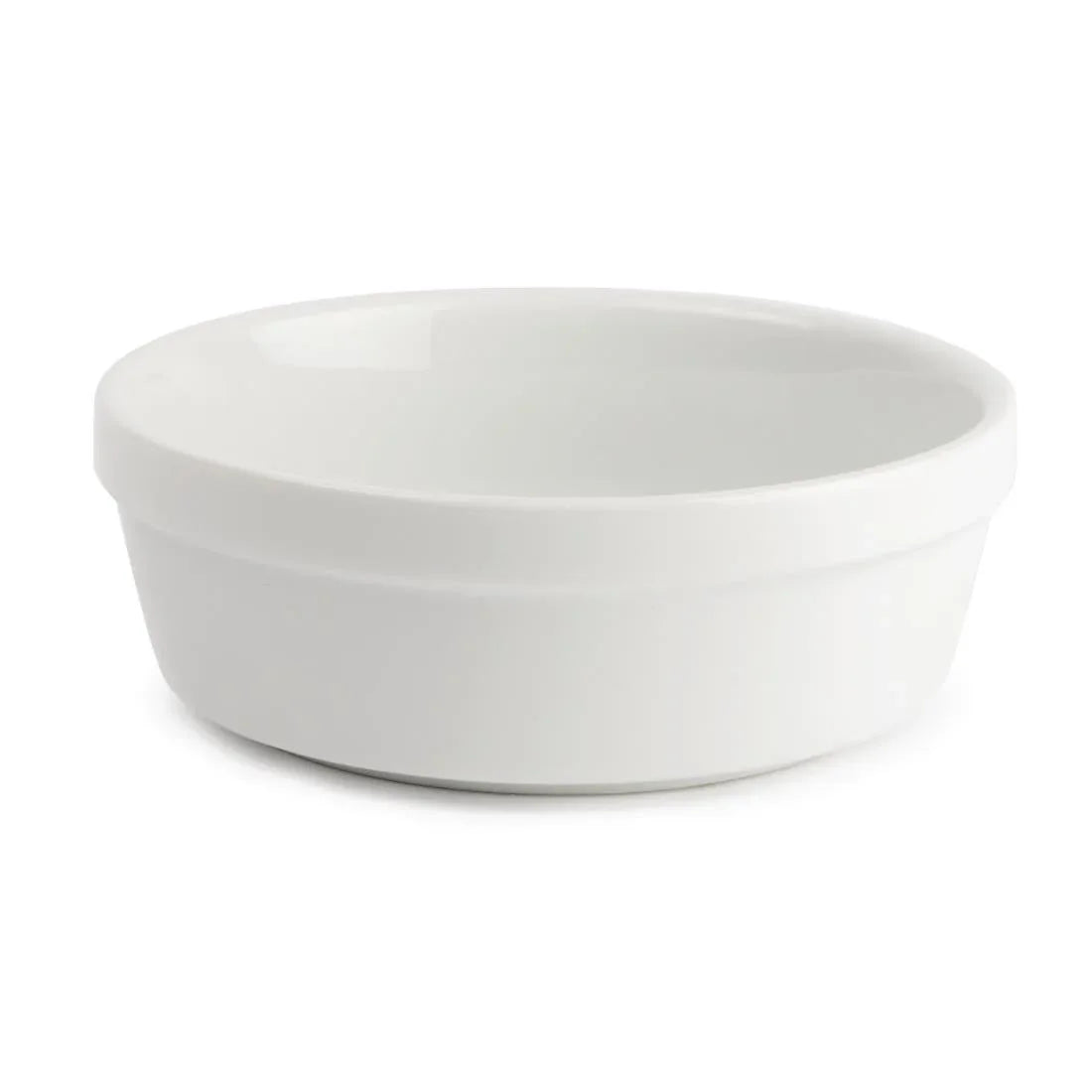 DK808 Olympia Whiteware Round Pie Bowls 119mm (Pack of 6) - JD Catering Equipment Solutions Ltd