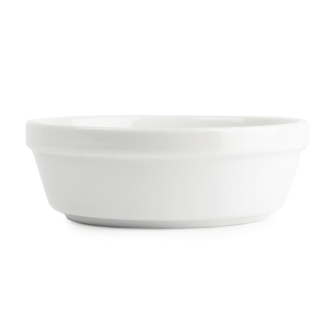 DK809 Olympia Whiteware Round Pie Bowls 137mm (Pack of 6) JD Catering Equipment Solutions Ltd