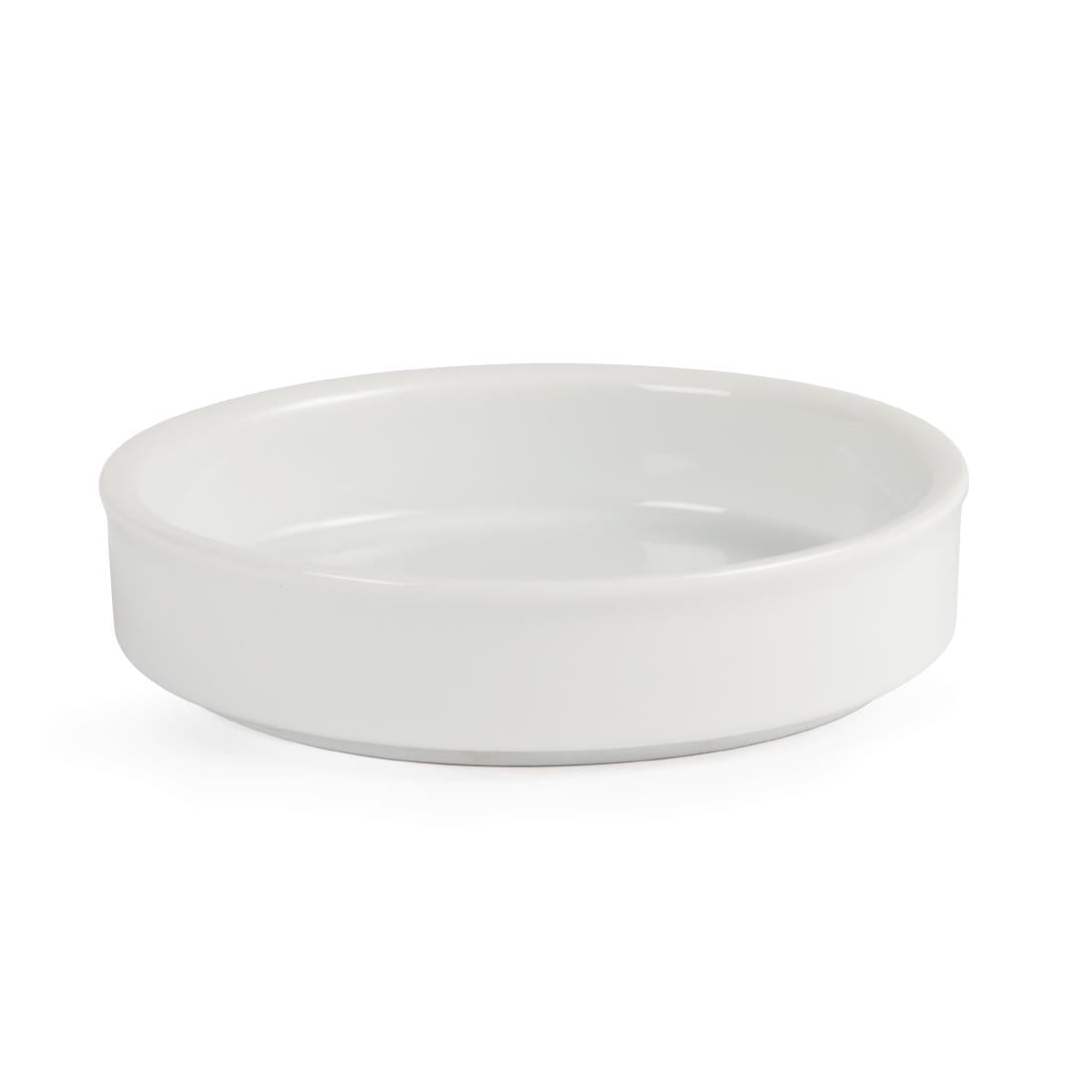 DK827 Olympia Mediterranean Stackable Dishes White 102mm (Pack of 6) JD Catering Equipment Solutions Ltd