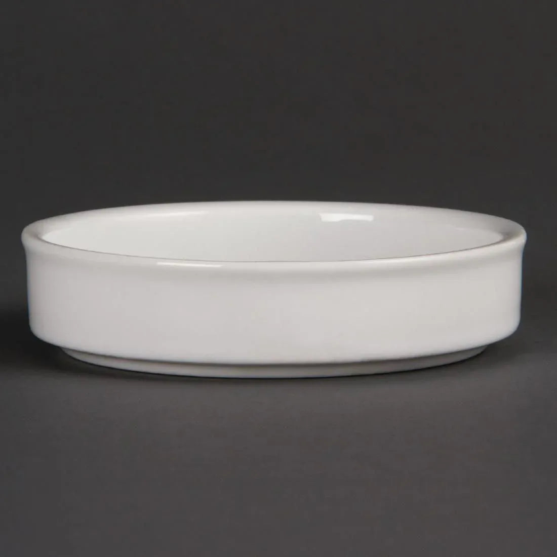 DK827 Olympia Mediterranean Stackable Dishes White 102mm (Pack of 6) - JD Catering Equipment Solutions Ltd