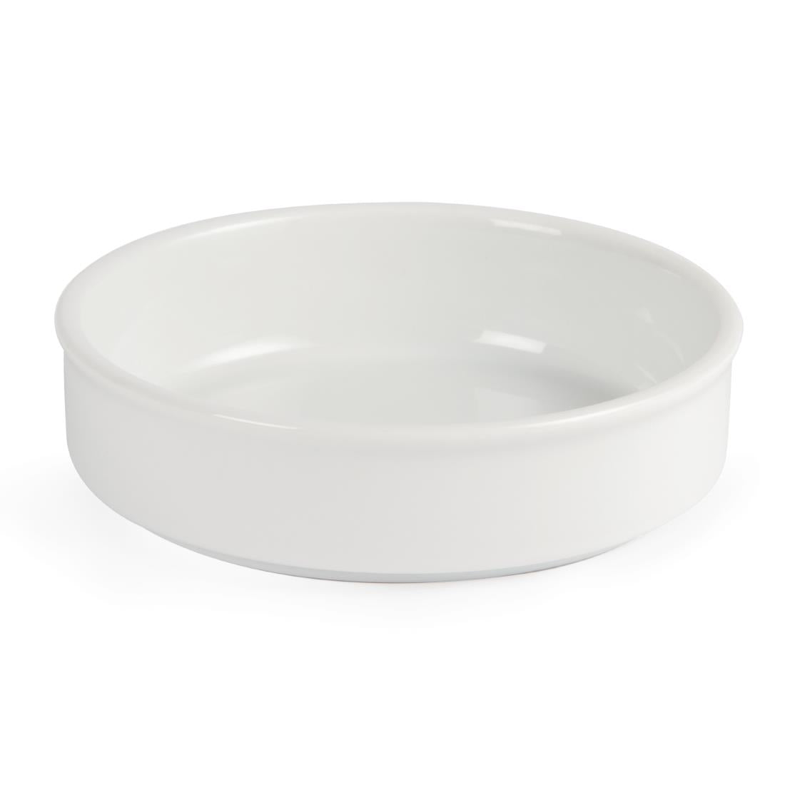 DK828 Olympia Mediterranean Stackable Dishes White 134mm (Pack of 6) JD Catering Equipment Solutions Ltd