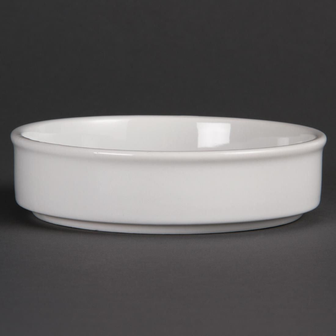 DK828 Olympia Mediterranean Stackable Dishes White 134mm (Pack of 6) JD Catering Equipment Solutions Ltd
