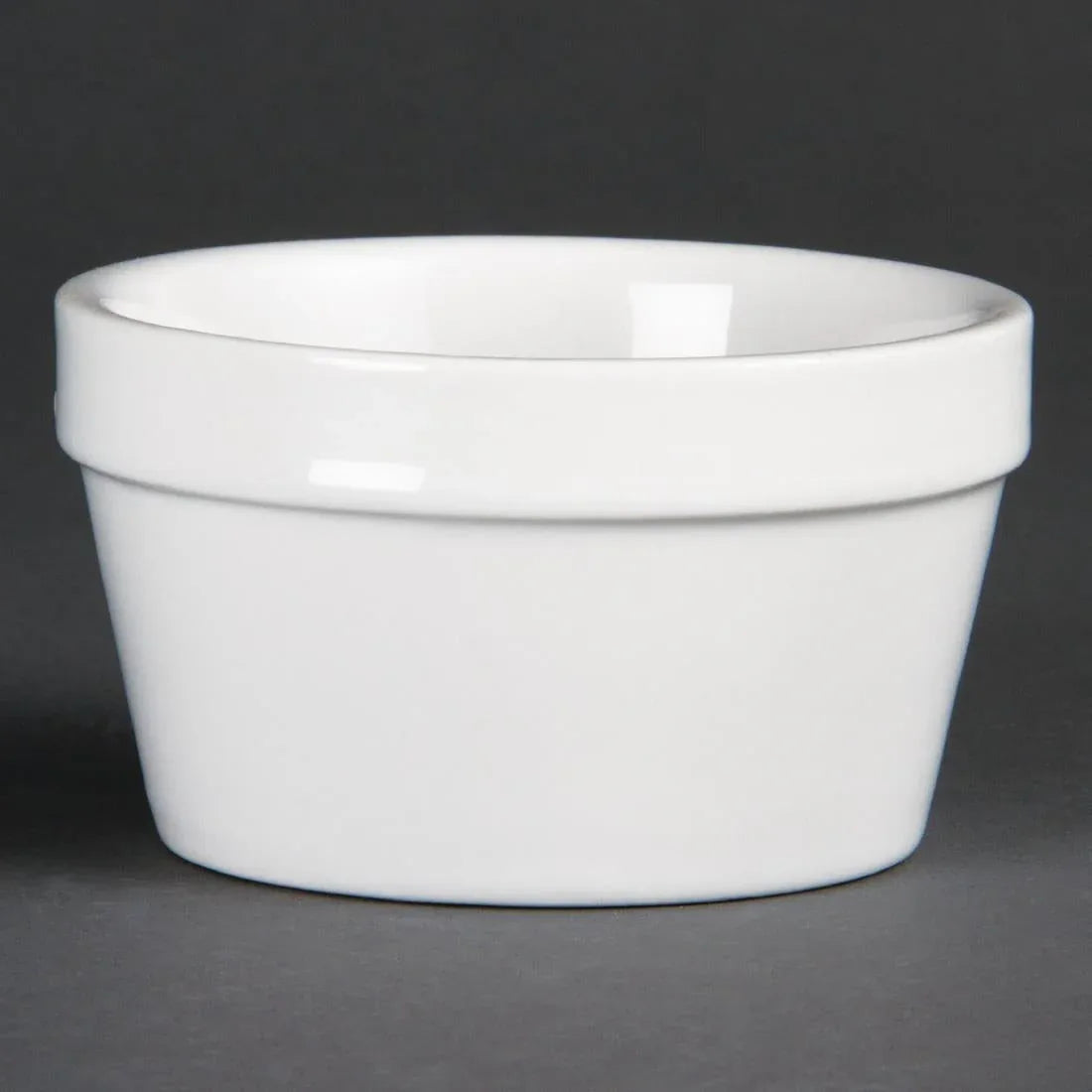 DK829 Olympia Mediterranean Ramekins White 95mm (Pack of 6) - JD Catering Equipment Solutions Ltd