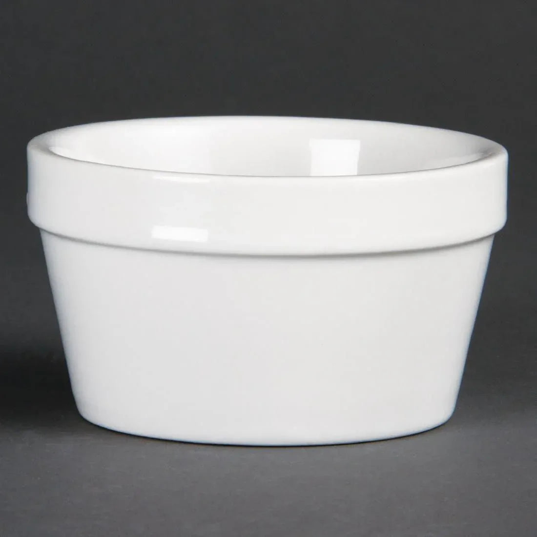 DK829 Olympia Mediterranean Ramekins White 95mm (Pack of 6) - JD Catering Equipment Solutions Ltd