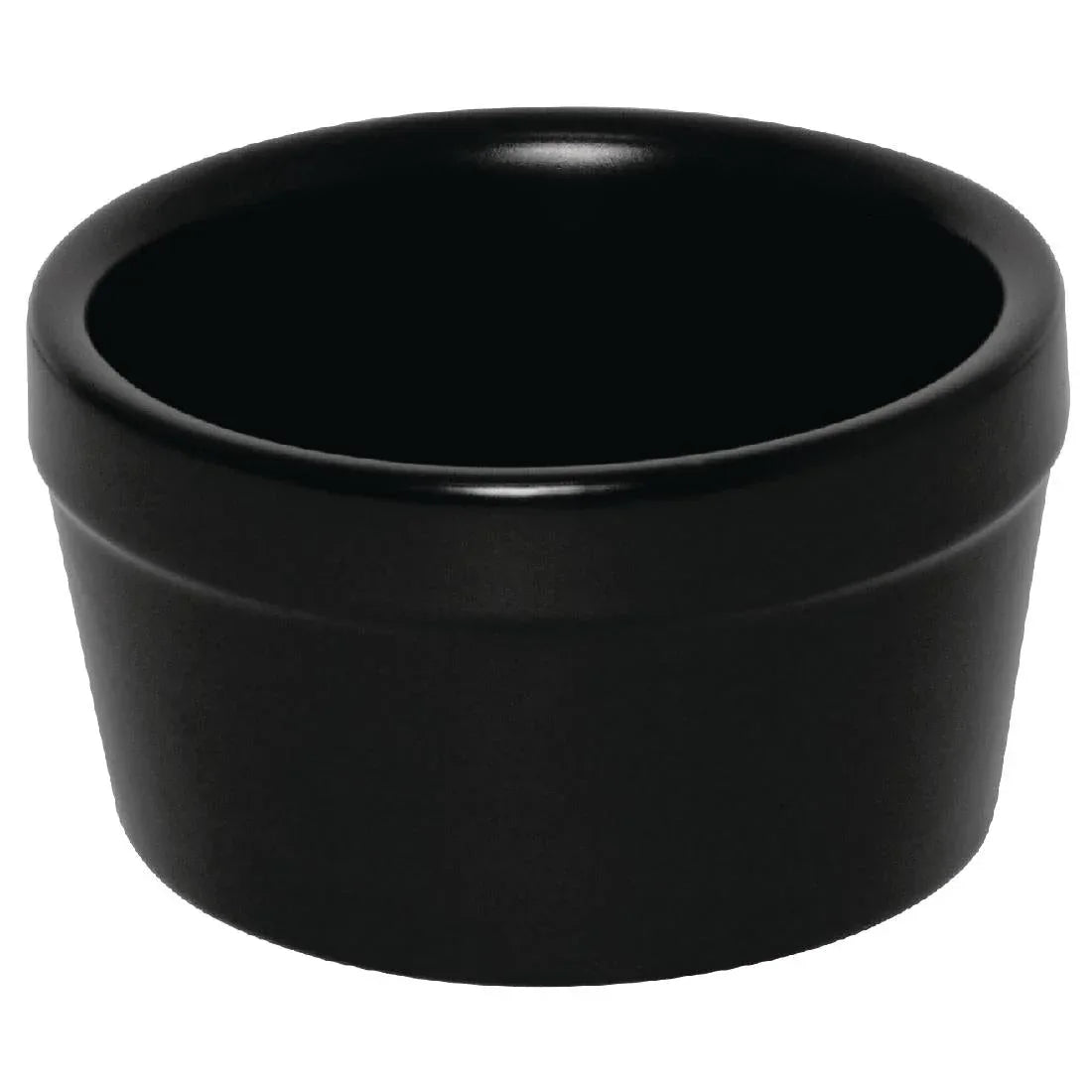 DK831 Olympia Mediterranean Ramekins Black 95mm (Pack of 6) - JD Catering Equipment Solutions Ltd