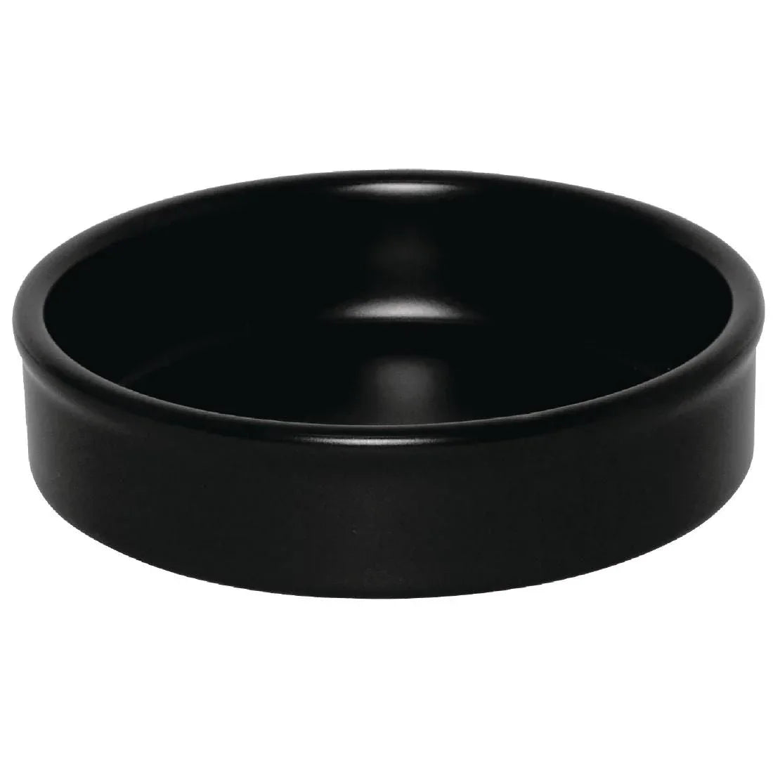 DK833 Olympia Mediterranean Stackable Dishes Black 134mm (Pack of 6) - JD Catering Equipment Solutions Ltd