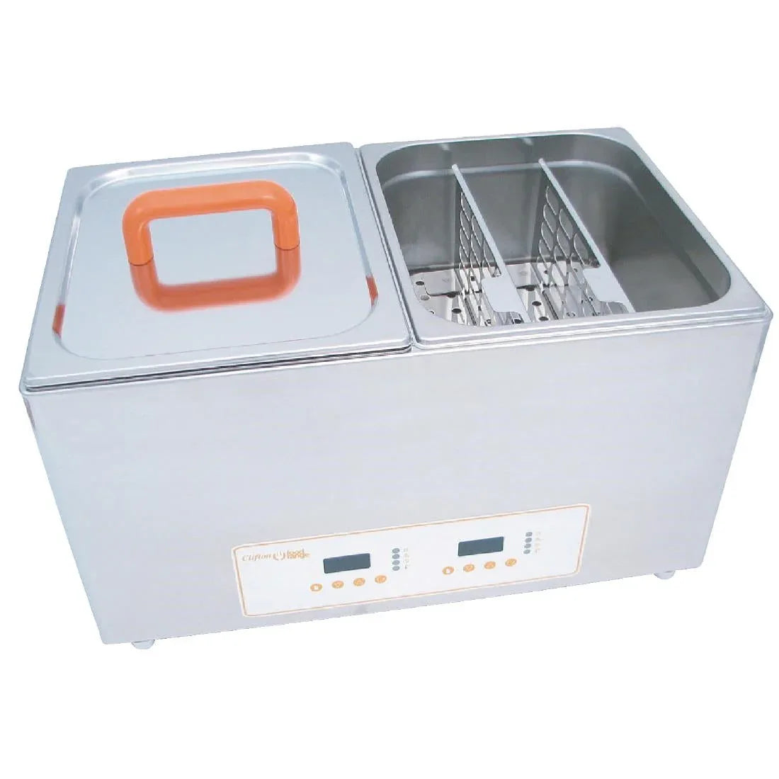 DK956 Clifton Unstirred Digital Duobath FLD-14/14 - JD Catering Equipment Solutions Ltd