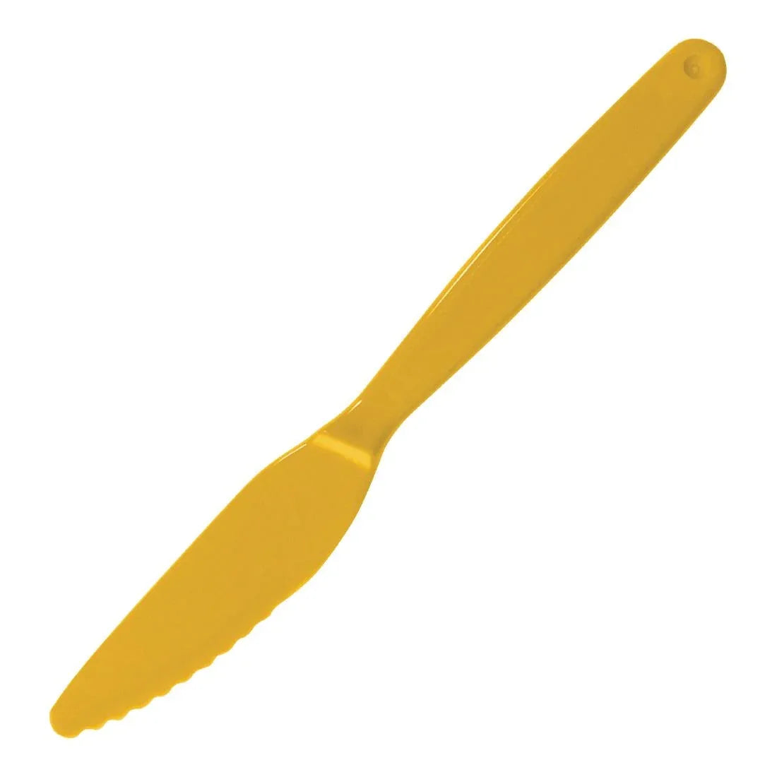 DL115 Kristallon Polycarbonate Knife Yellow (Pack of 12) - JD Catering Equipment Solutions Ltd