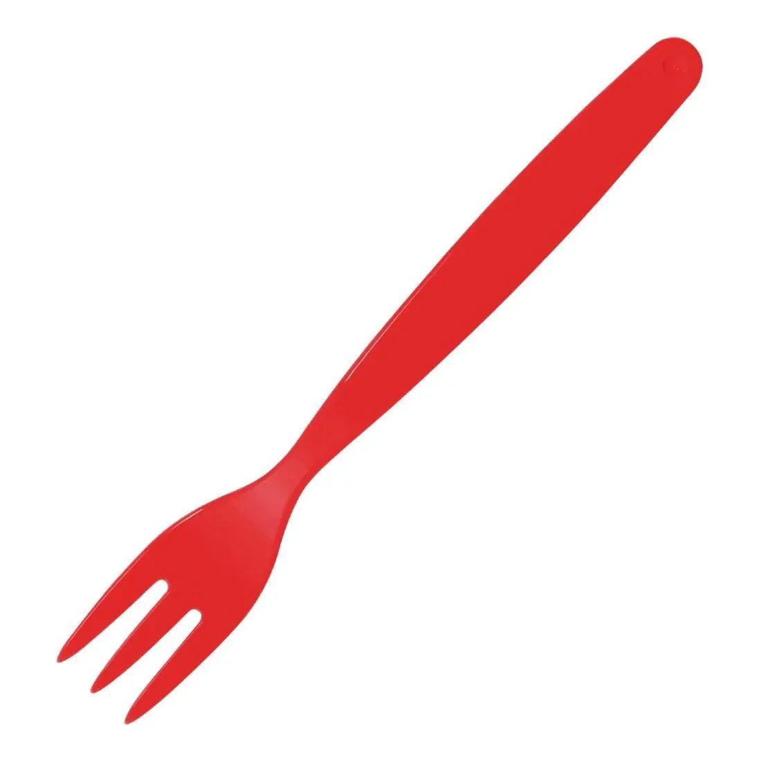 DL118 Polycarbonate Fork Red Kristallon (Pack of 12) - JD Catering Equipment Solutions Ltd